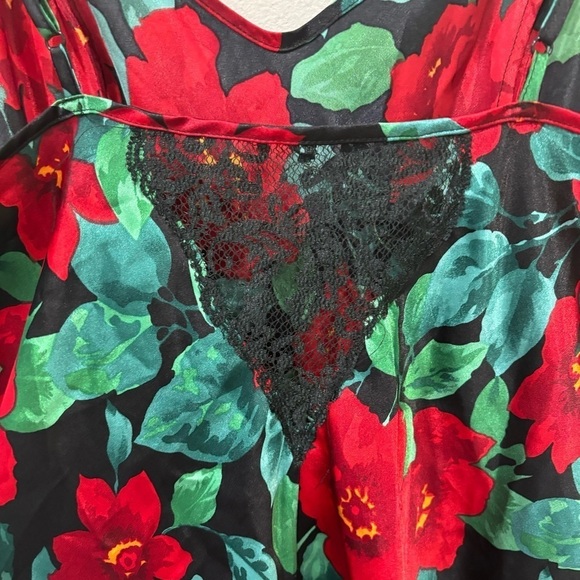 Vintage Victoria’s Secret Gold Label Slip Gown Dress Lace Floral Size Medium - Picture 9 of 12